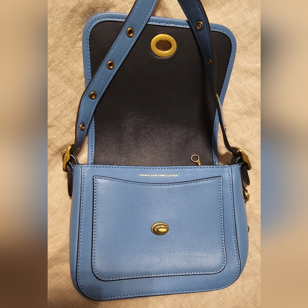 Coach Rambler 16 Varsity Stripe Limited Edition Leather Crossbody Bag NWOT - Picture 16 of 16
